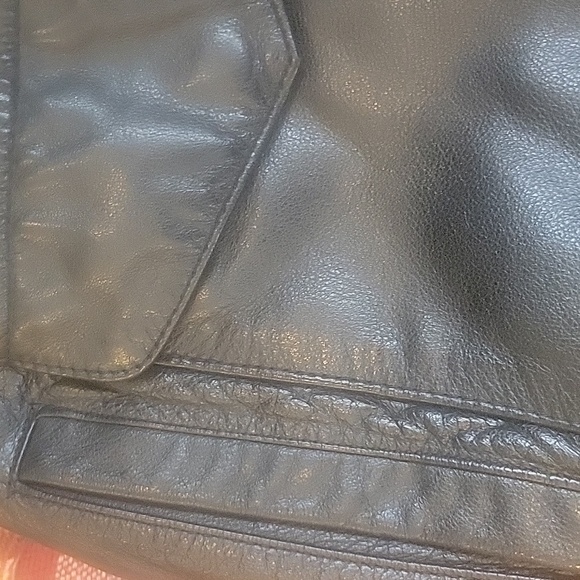 Vintage Durkee's Express Flight Leather Bomber Jacket - Picture 14 of 14